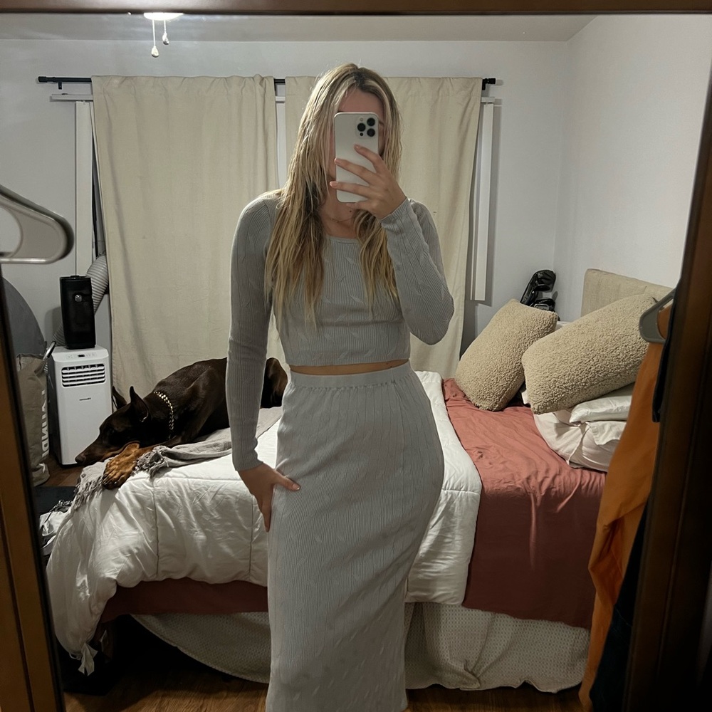 GRAY KNIT set - Picture 8 of 14